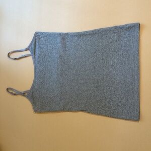 Gray heathered cami size s